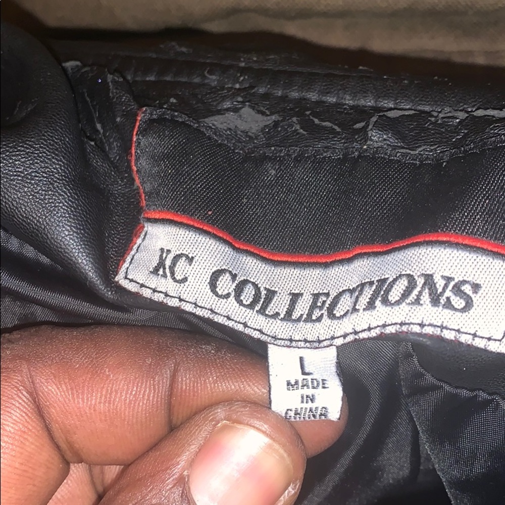 KC Collection Faux Leather Jacket - Picture 6 of 8